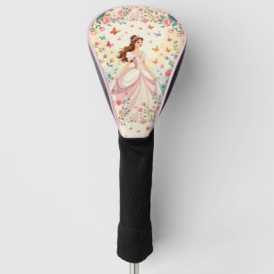 Funda Para Palo De Golf Princesa linda con mariposas