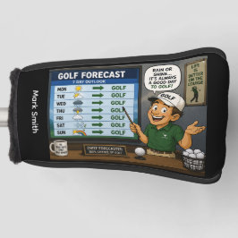 Funda Para Palo De Golf Pronóstico de Golf Dicho Divertido de Golf 