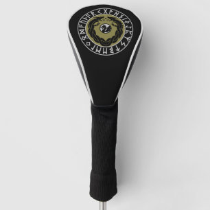 Funda Para Palo De Golf Protección de runa vikinga de dragón