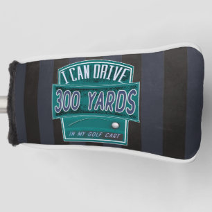 Funda Para Palo De Golf Puedo conducir 300 yardas de golf divertido