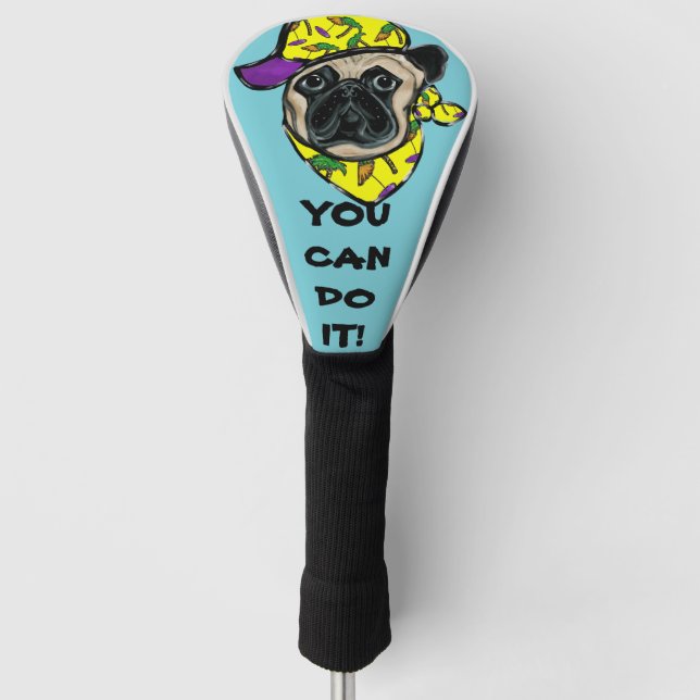 Funda Para Palo De Golf Pug (Anverso)