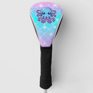 Funda Para Palo De Golf Pulpo azul lindo