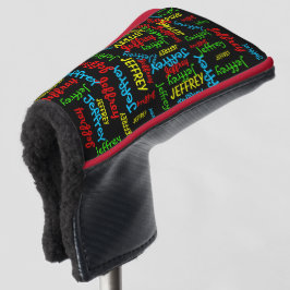 Funda Para Palo De Golf Putter con nombres repetidos