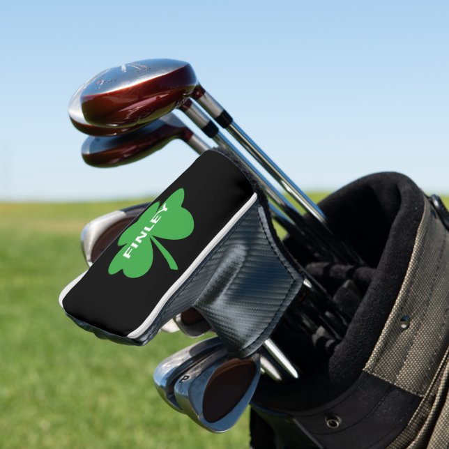 Funda Para Palo De Golf Putter Monogram Shamrock (In Situ)