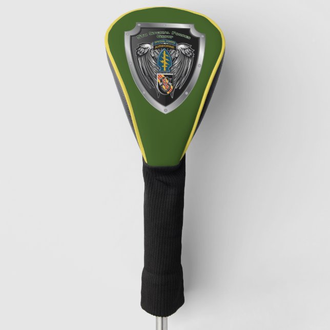 Funda Para Palo De Golf Quinto escudo del grupo de fuerzas especiales (aer (Anverso)
