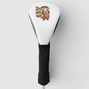 Funda Para Palo De Golf Racco híbrido y panda roja