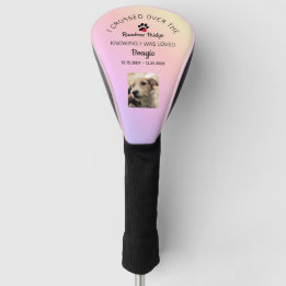 Funda Para Palo De Golf Rainbow Bridge Photo Pet Loss Memorial