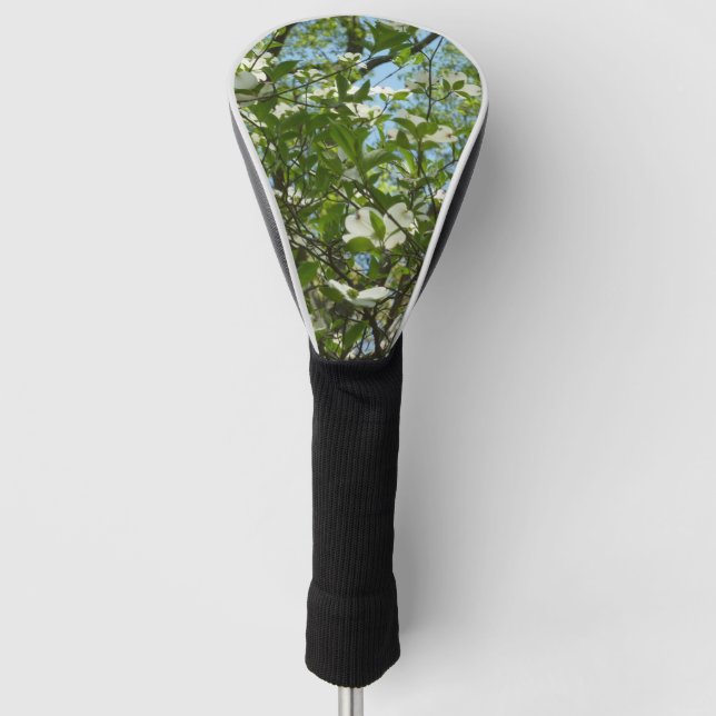 Funda Para Palo De Golf Ramas de Dogwood florecen árboles de primavera (Anverso)