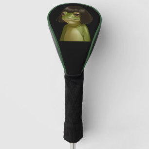 Funda Para Palo De Golf Rana divertida corte de pelo Bob Meme Rana Amantes