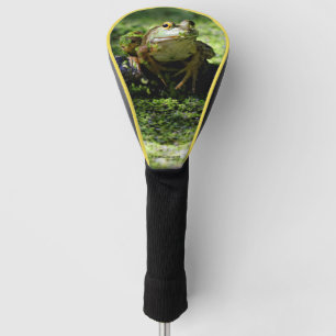 Funda Para Palo De Golf Rana verde suave golpea la manguera