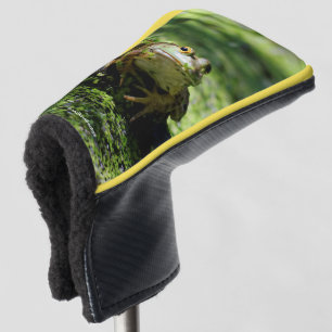 Funda Para Palo De Golf Rana verde suave golpea la manguera