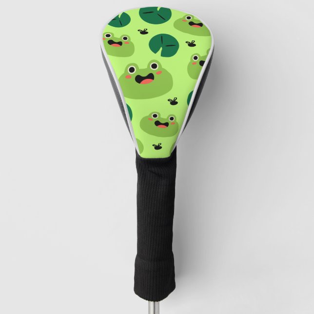 Funda Para Palo De Golf Ranas divertidas (Anverso)