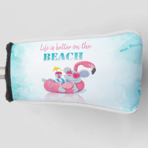 Funda Para Palo De Golf Ratón lindo  Playa elegante   