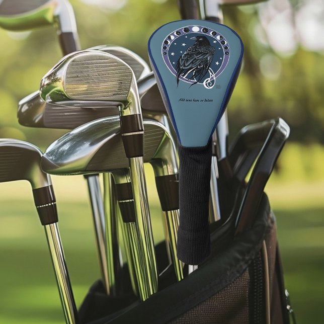 Funda Para Palo De Golf Raven Moon Phases Stars Blue (Subido por el creador)