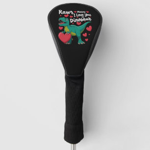 Funda Para Palo De Golf Rawr Significa Que Te Amo En San Valentín De Dinos