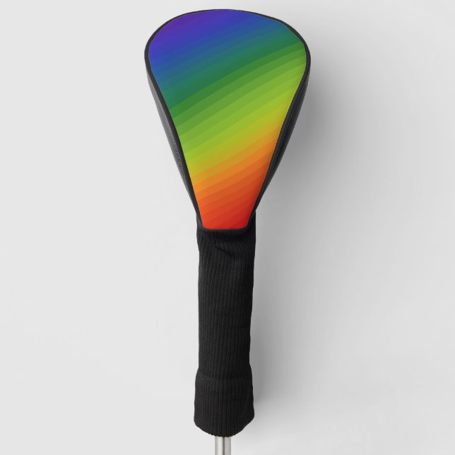 Funda Para Palo De Golf Rayas arcoiris (Anverso)