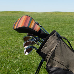Funda Para Palo De Golf Rayas de Acuarela de Puesta de Sol