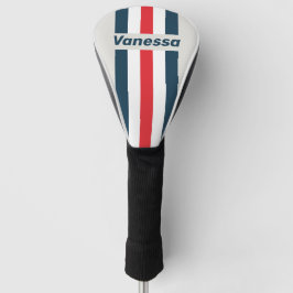 Funda Para Palo De Golf Rayas de Alfiler de Avión de Combate con Nombre