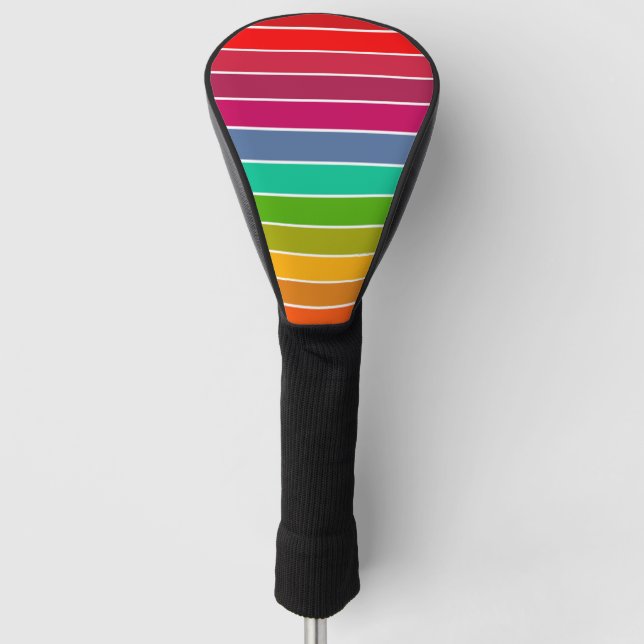 Funda Para Palo De Golf Rayas de arte pop (Anverso)