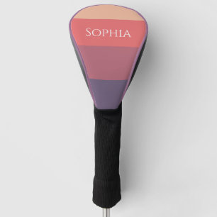 Funda Para Palo De Golf Rayas de color ocaso-