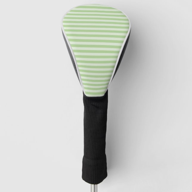 Funda Para Palo De Golf Rayas Verdes (Anverso)