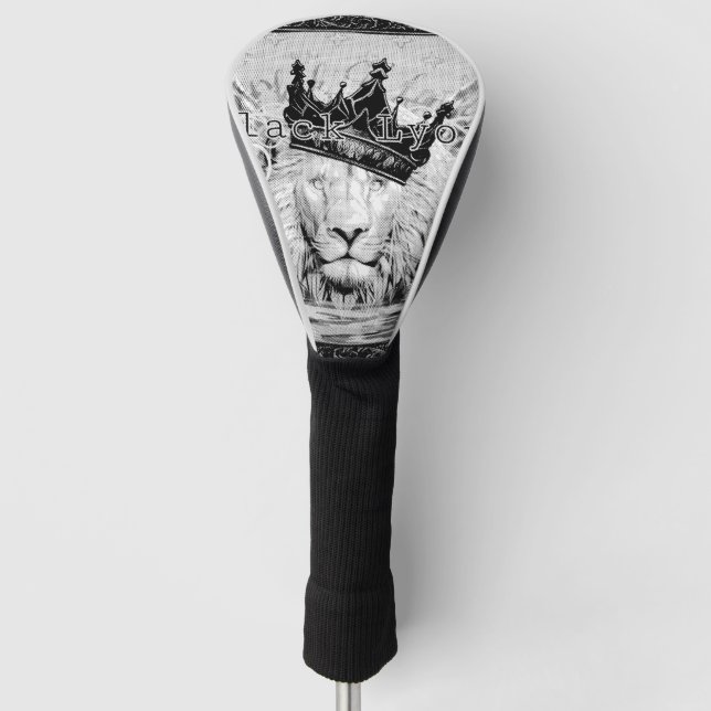 Funda Para Palo De Golf Real negro Lyon (Anverso)