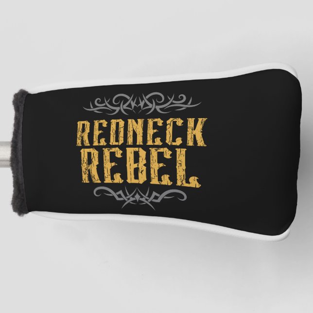Funda Para Palo De Golf Rebelde de Redneck (Anverso)