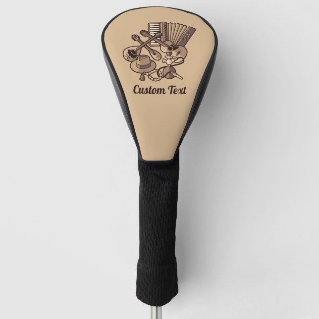 Funda Para Palo De Golf Rebetiko Icons Tapa de la cabeza de golf (Anverso)