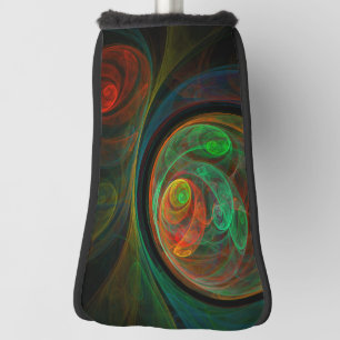 Funda Para Palo De Golf Reborn Green Abstract Art