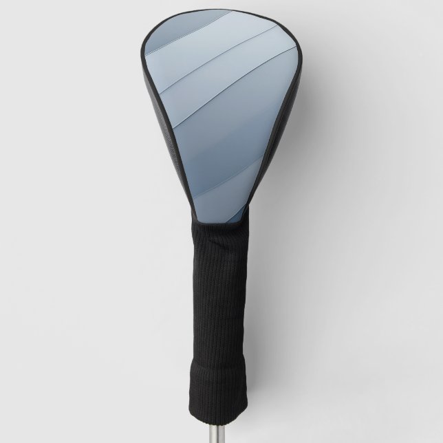 Funda Para Palo De Golf Rectángulos grises unidos (Anverso)
