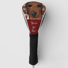 Funda Para Palo De Golf Red Dachshund