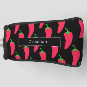 Funda Para Palo De Golf Red Hot Chili Pattern Añadir tu nombre Novedad div