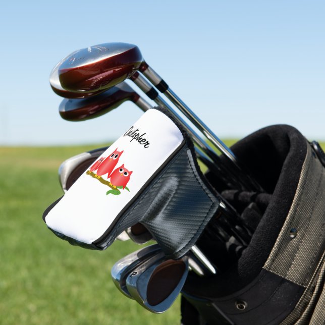 Funda Para Palo De Golf Red Owls Design Personalised (In Situ)
