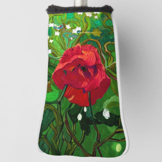 FUNDA PARA PALO DE GOLF RED ROSE