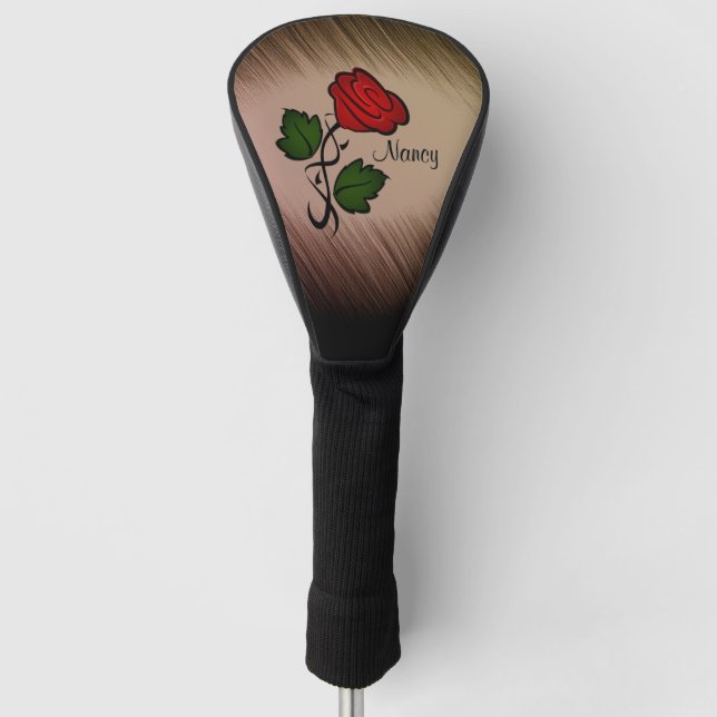 Funda Para Palo De Golf Red Rose Personal (Anverso)