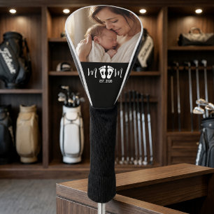 Funda Para Palo De Golf Regalo de foto de huellas de bebé establecidas por