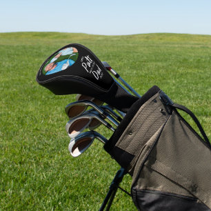 Funda Para Palo De Golf Regalo de fotografía de tipografía negra moderna d