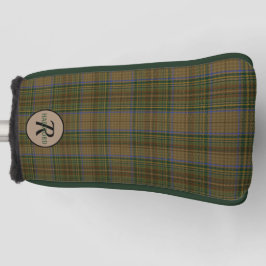 Funda Para Palo De Golf Regalo de monograma masculino de Green Brown
