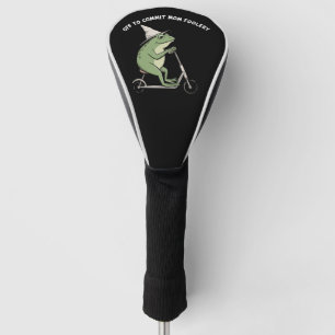Funda Para Palo De Golf Regalo de Scooter para Mamá Rana para Hacer Locura