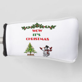 Funda Para Palo De Golf Regalo de Snowman navideño navideño