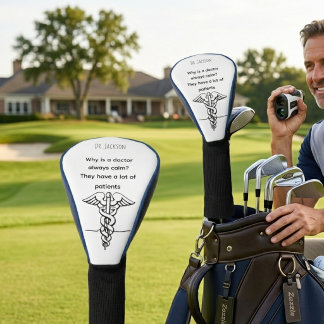 Funda Para Palo De Golf Regalo divertido personalizado para médico