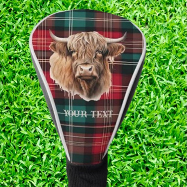 Funda Para Palo De Golf regalo excitante de VACA HIGHLANDER (Score big with awesome golf gift ideas! From stylish club covers to cool accessories)