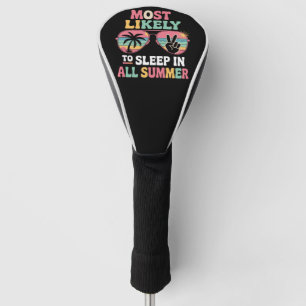 Funda Para Palo De Golf Regalo para el profesor más probable que duerma to