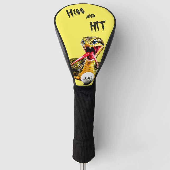 Funda Para Palo De Golf Regalo Personalizado -serpiente (Anverso)