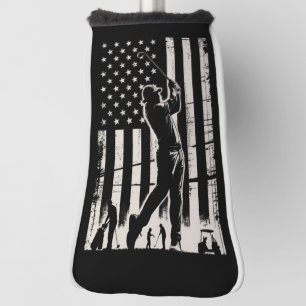 Funda Para Palo De Golf Regalos de bandera americana de golf Cumpleaños Dí