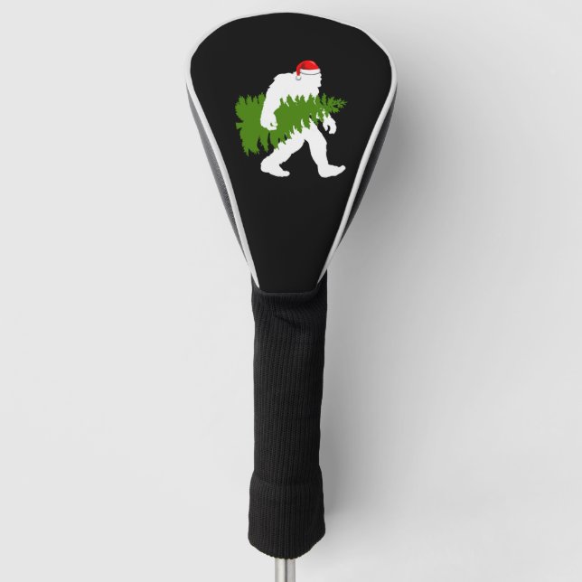 Funda Para Palo De Golf Regalos de Navidades divertidos de BigFoot Santa C (Anverso)