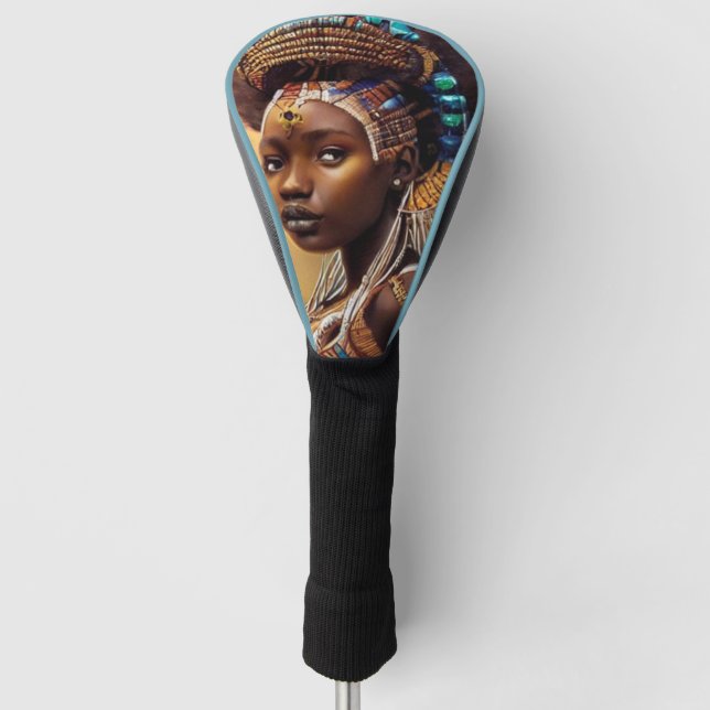Funda Para Palo De Golf Reina africana (Anverso)