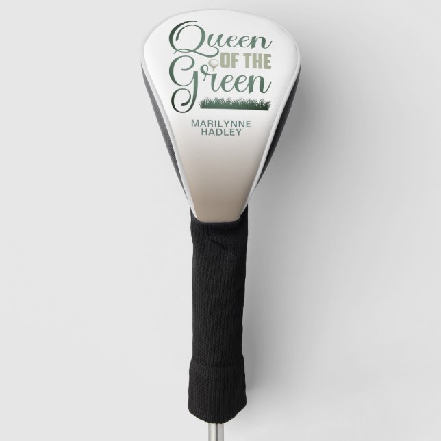 Funda Para Palo De Golf Reina Clásica Del Verde (Anverso)