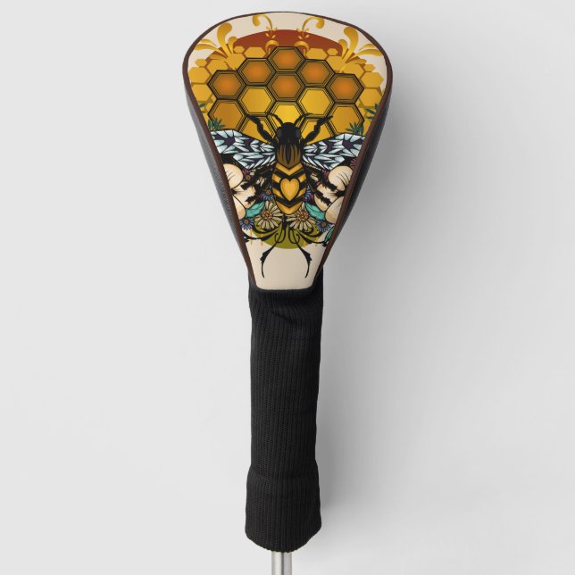 Funda Para Palo De Golf Reina De Abejas (Anverso)