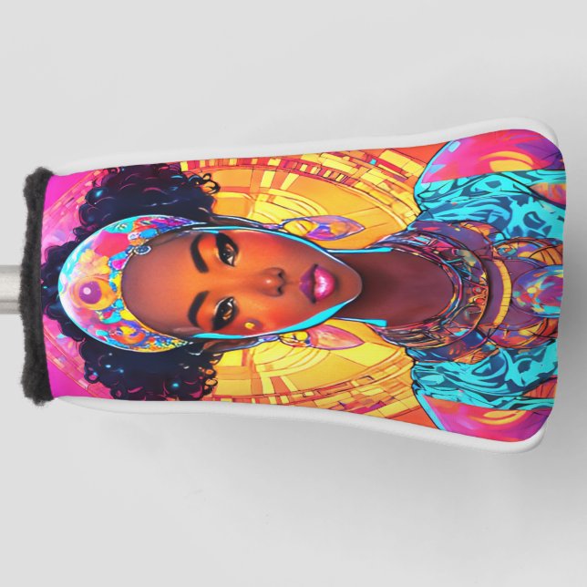 Funda Para Palo De Golf Reina radiante (Anverso)